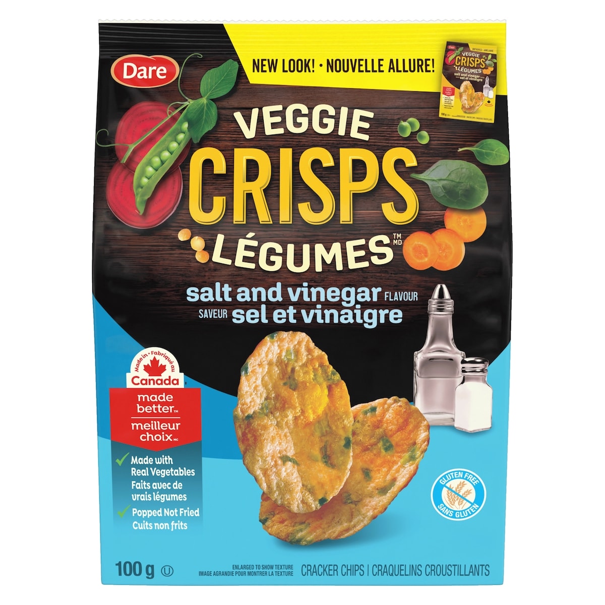 Dare Veggie Salt N Vinegar, 100 g