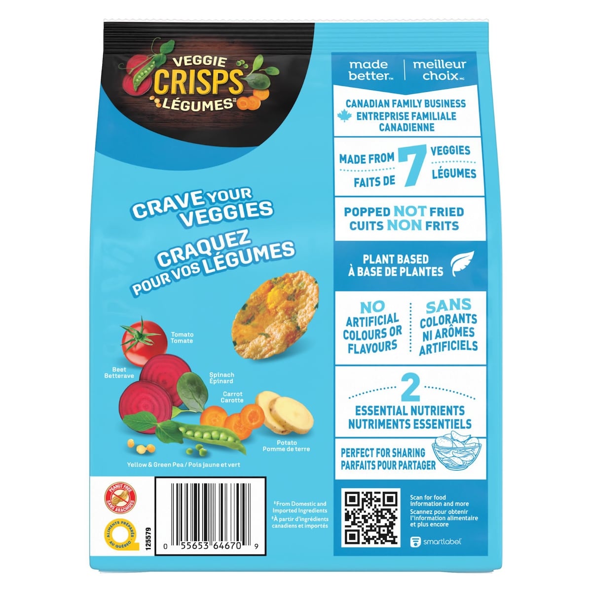 Dare Veggie Salt N Vinegar, 100 g