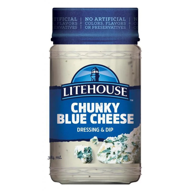 Litehouse Chunky Blue Cheese Dressing & Dip, 384 mL