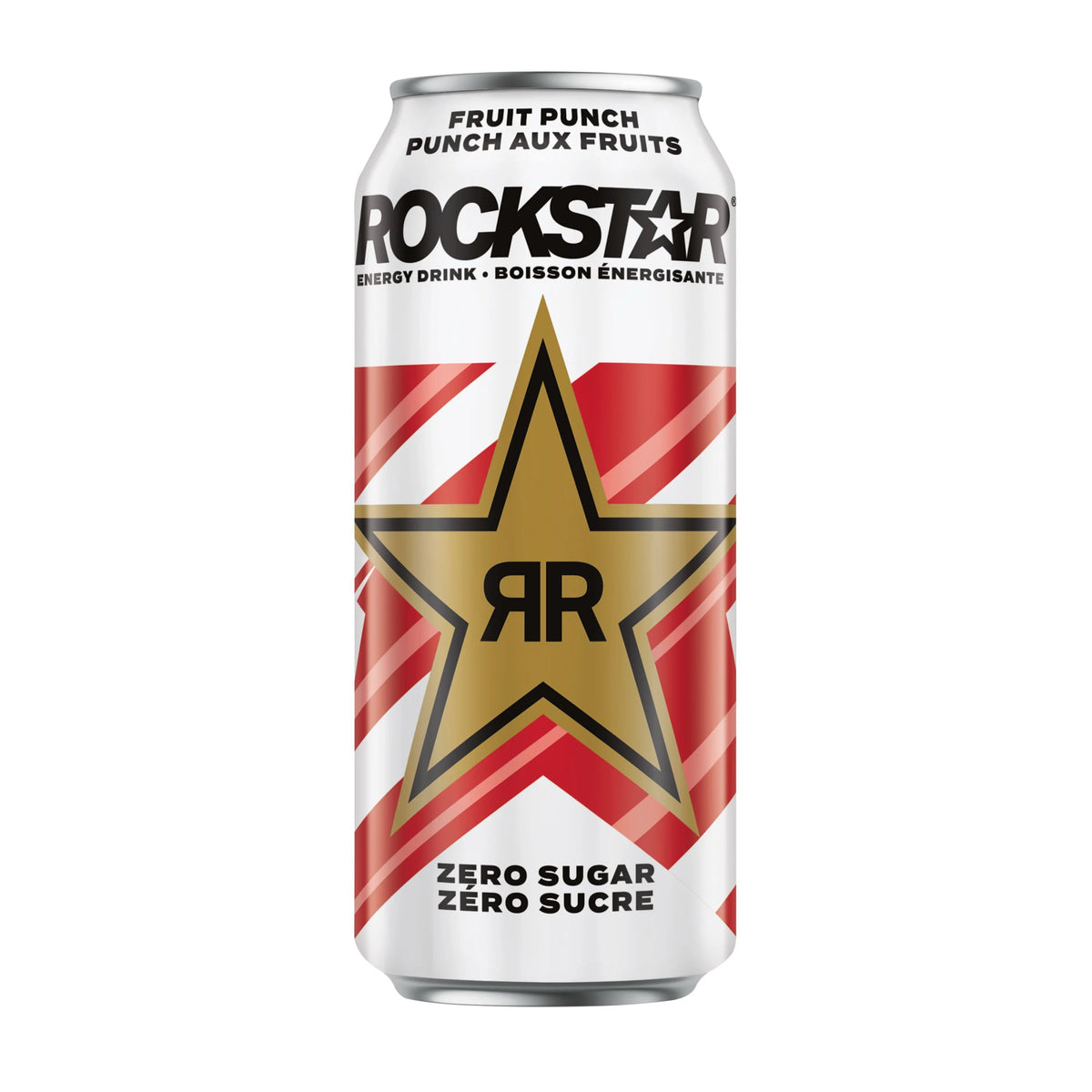 Rockstar Pure Zero Fruit Punch Energy Drink Can, 473 mL