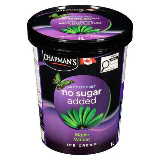 Chapman's No Sugar Added Maple Walnut Ice Cream, 1 L