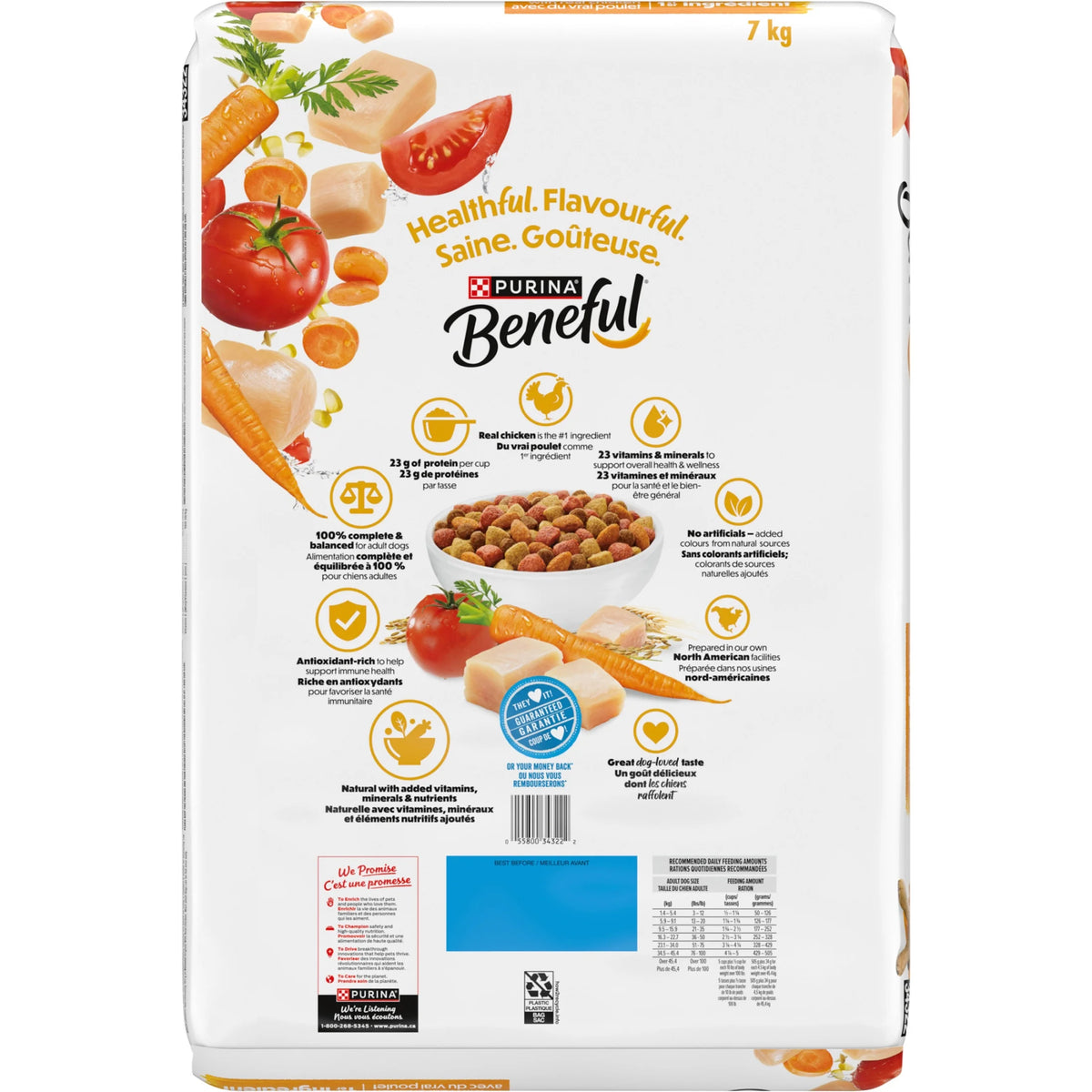 Beneful Originals with Real Chicken Dry Dog Food, 7 kg