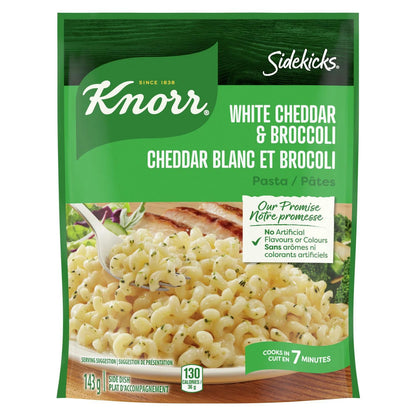Knorr Sidekicks White Cheddar & Broccoli Pasta Side Dish, 143 g
