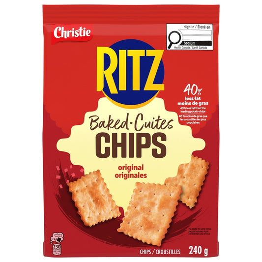 Christie Ritz Baked Chips, Original, 240 g
