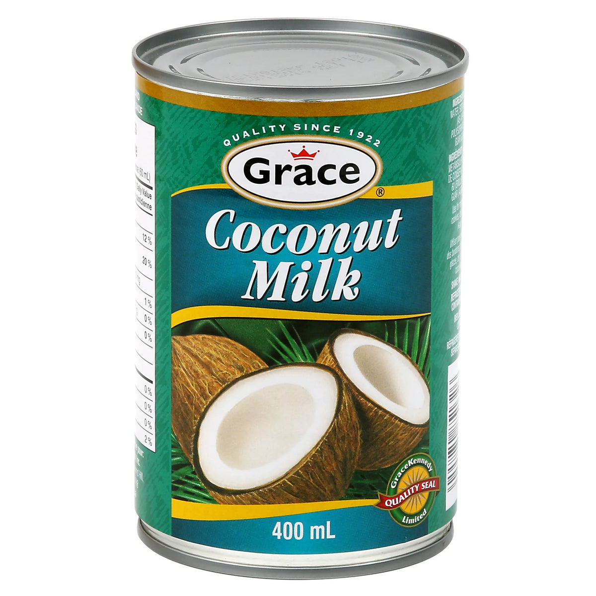 Grace Coconut Milk, 24 × 400 mL