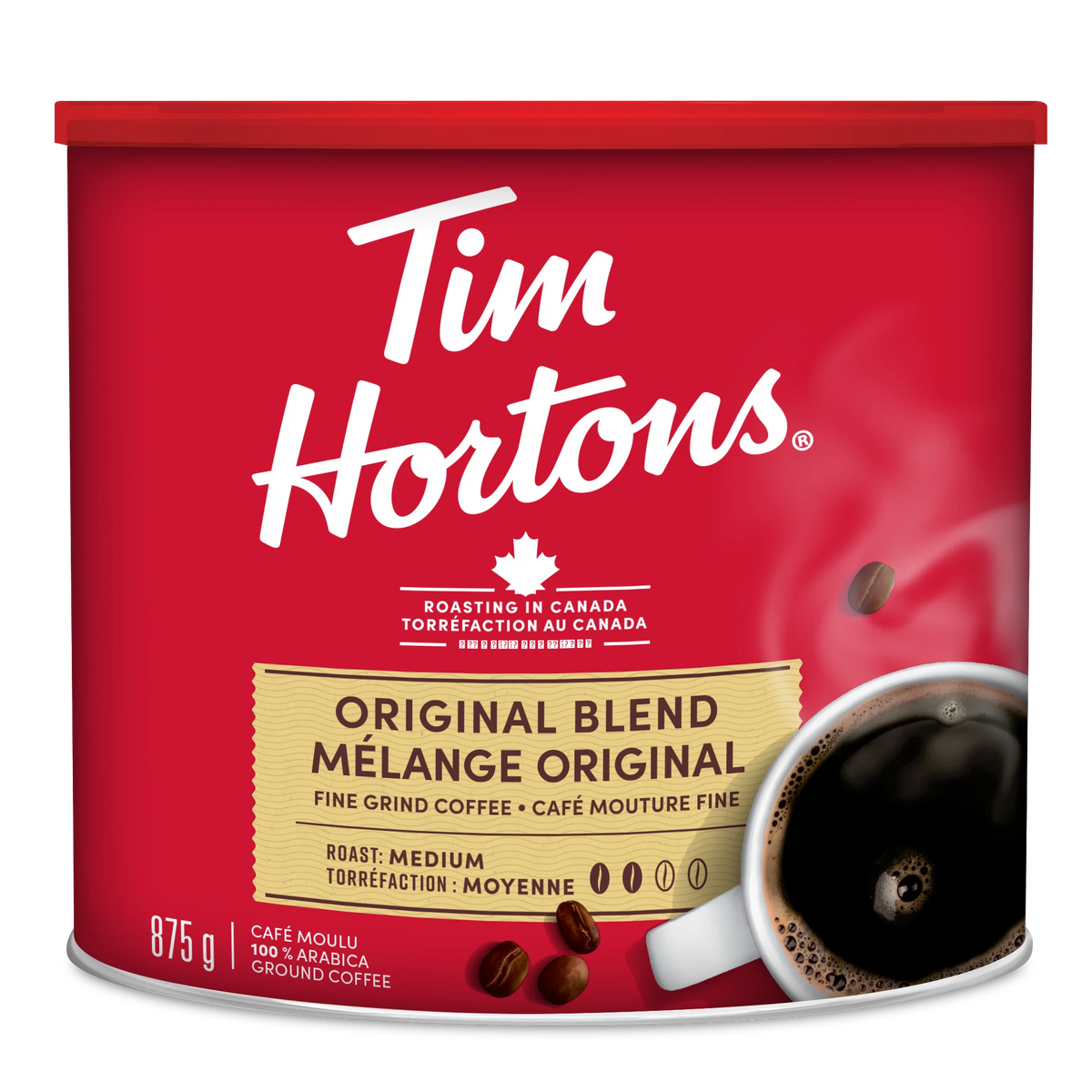 Tim Hortons Original Fine Grind Coffee 875 g