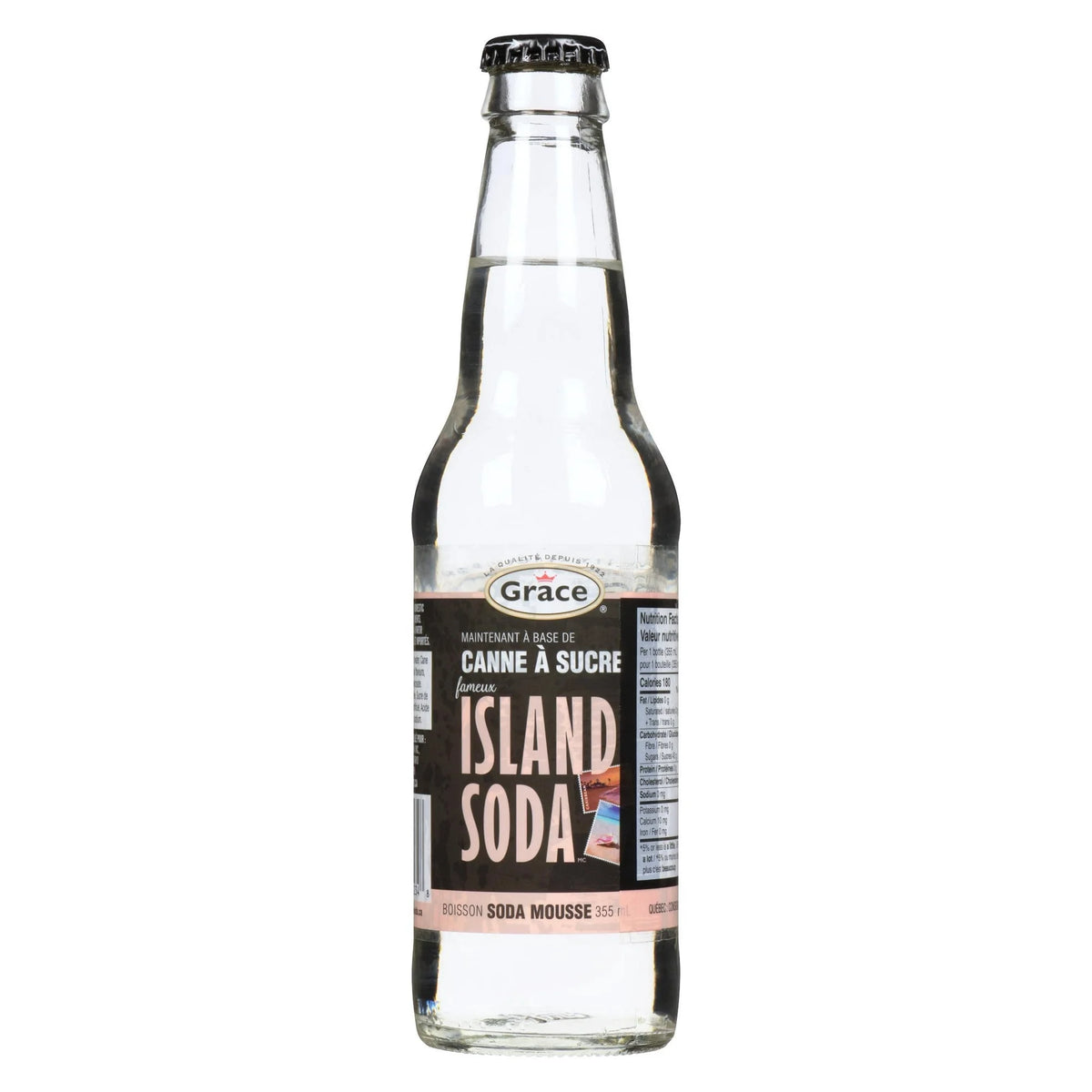 Grace Island Cream Soda, 355 mL Bottle