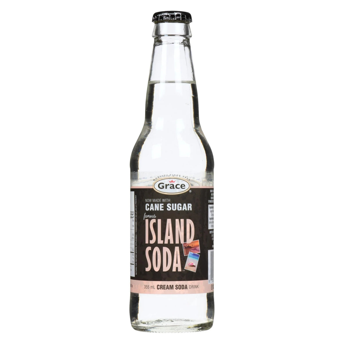 Grace Island Cream Soda, 355 mL Bottle