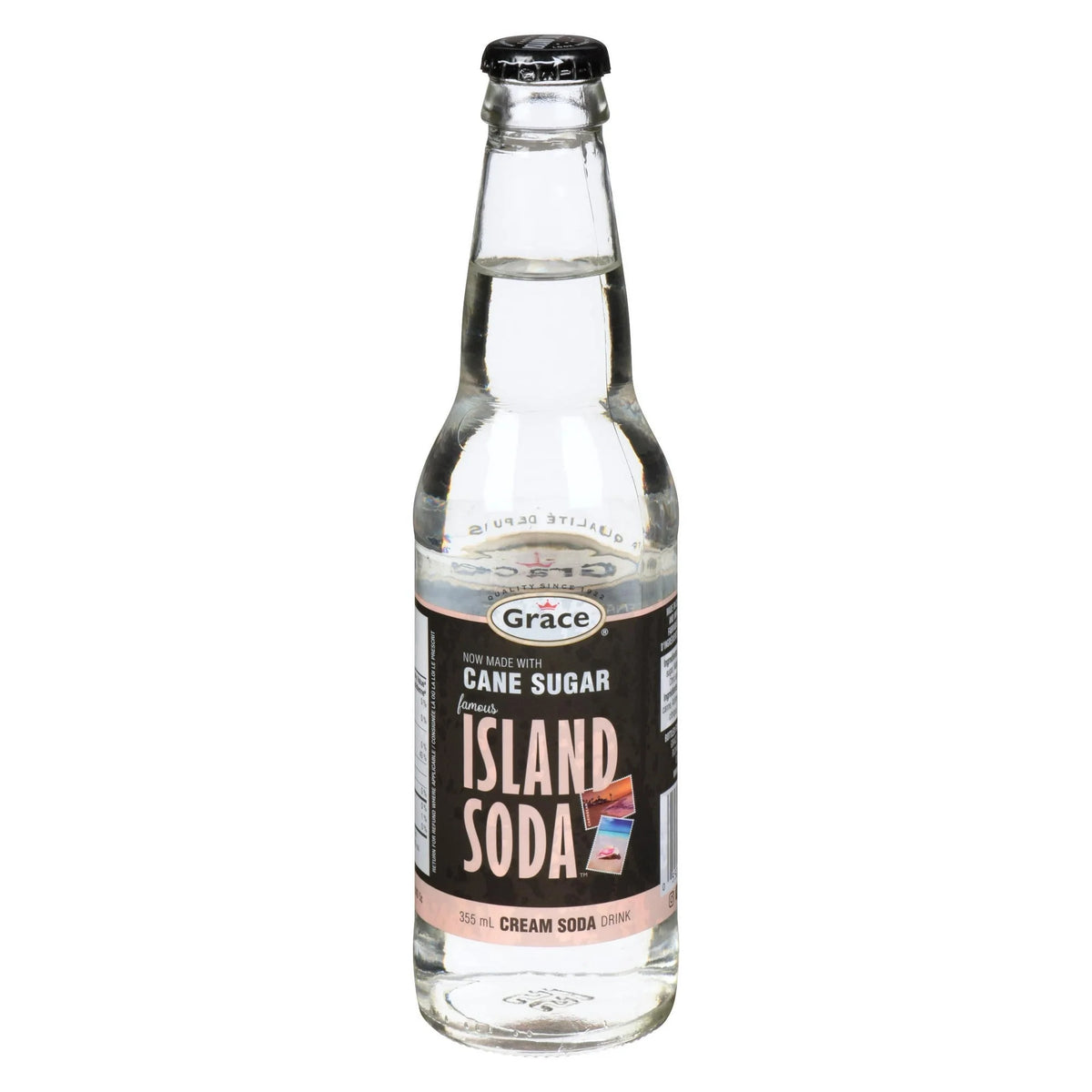 Grace Island Cream Soda, 355 mL Bottle