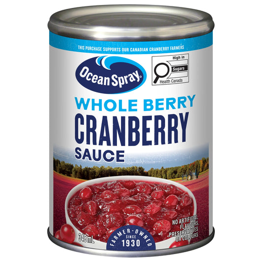 Ocean Spray Whole Berry Cranberry Sauce, 348 mL
