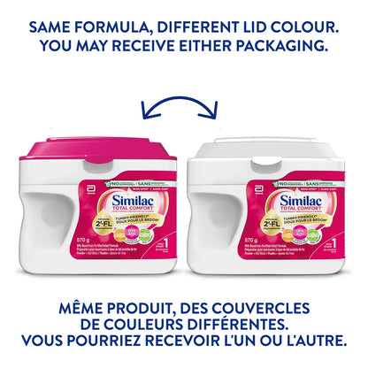 Similac Total Comfort Baby Formula, Powder, 0+ Months, 570 g