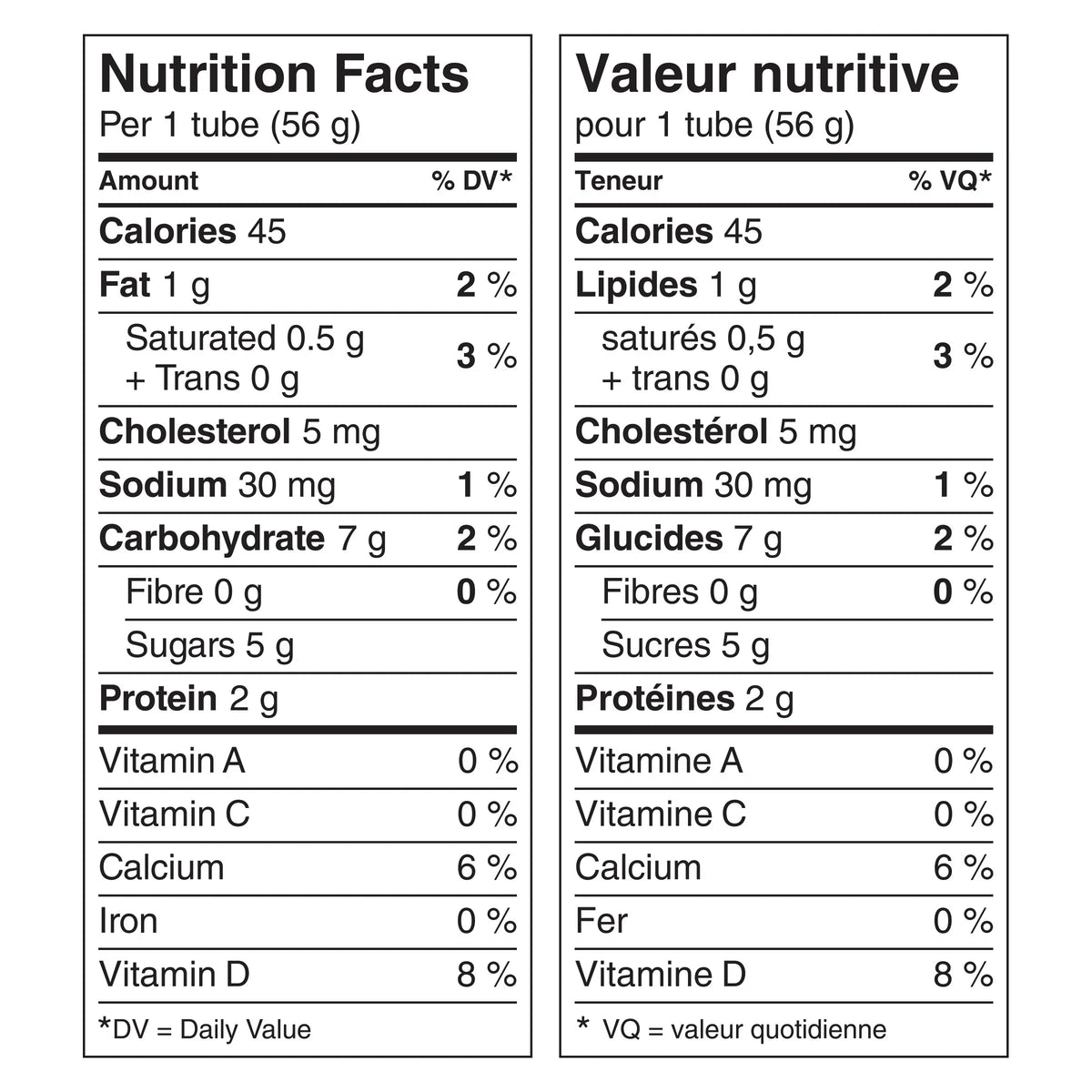 Yoplait 1% Yogurt Tubes, Raspberry, 8 × 56 g