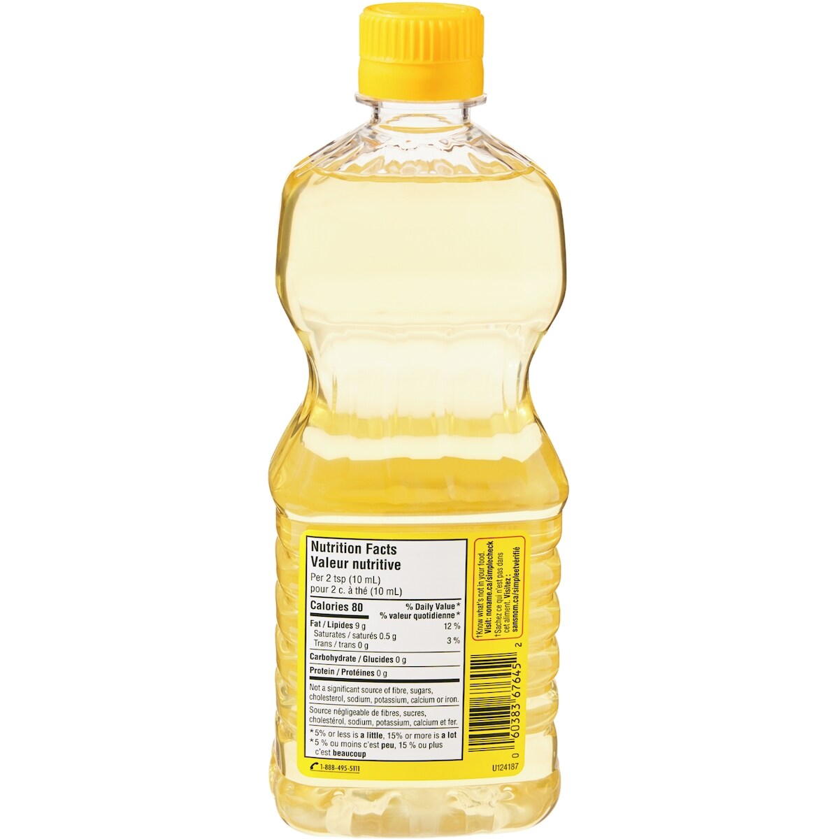 No Name 100% Pure Canola Oil, 473 mL