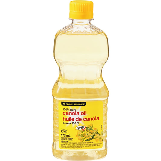 No Name 100% Pure Canola Oil, 473 mL