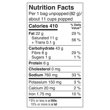 Orville Redenbacher's Extra Buttery Microwave Popcorn, 3 × 82 g