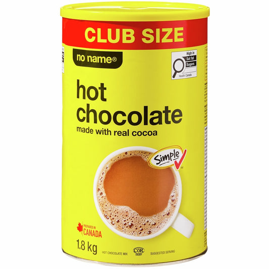 No Name Hot Chocolate Mix Club Size 1.8kg