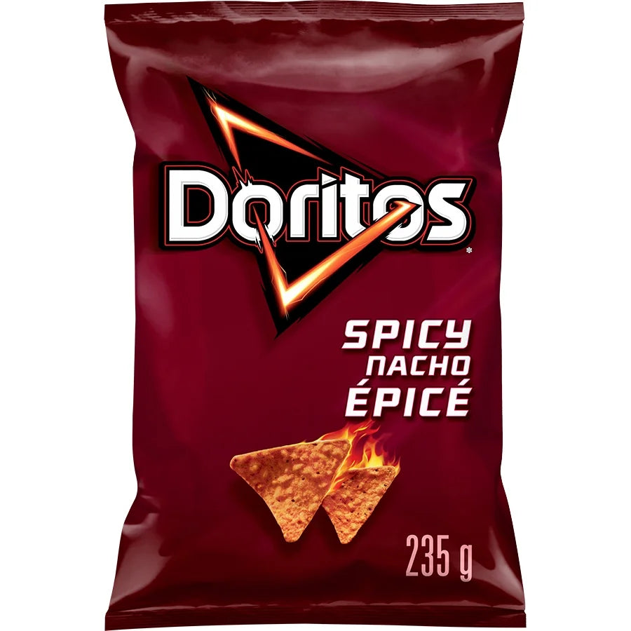 Doritos Spicy Nacho-flavoured tortilla chips 235 g