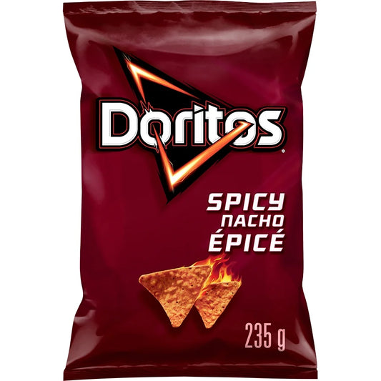 Doritos Spicy Nacho-flavoured tortilla chips 235 g