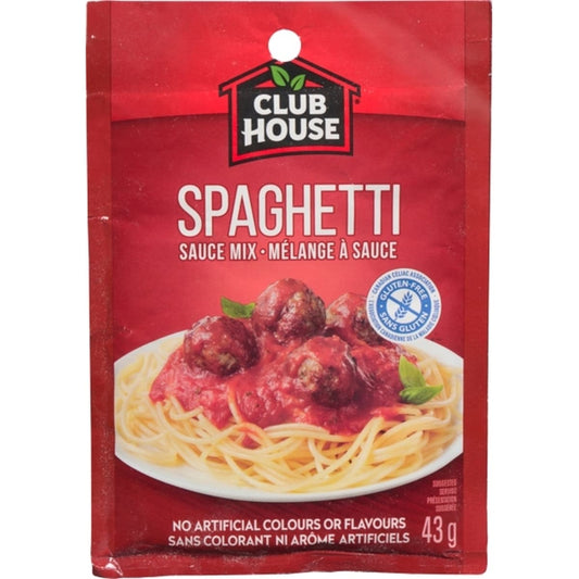 Club House Spaghetti Sauce Mix, 43 g