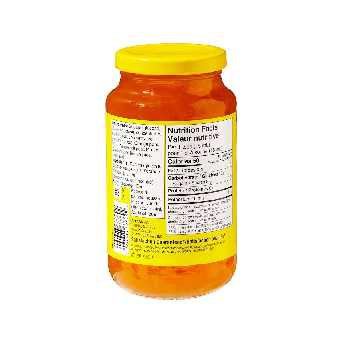 No Name 3 Fruit Marmalade with Pectin, 500 mL