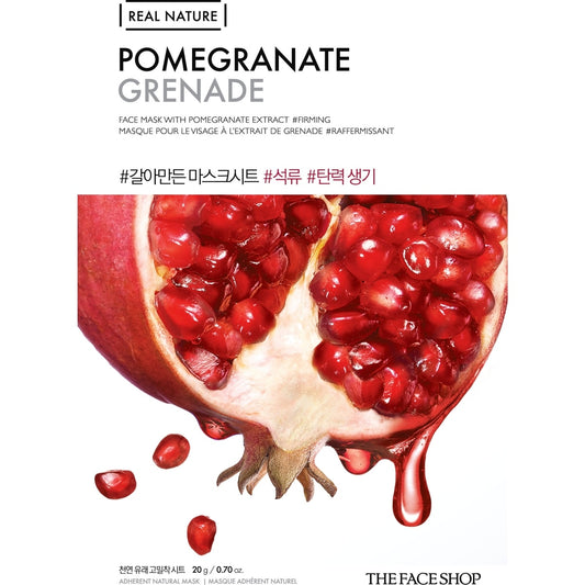 The Face Shop Real Nature Pomegranate Face Mask, 1 count