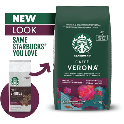 Starbucks Caffè Verona Ground Coffee 340 g