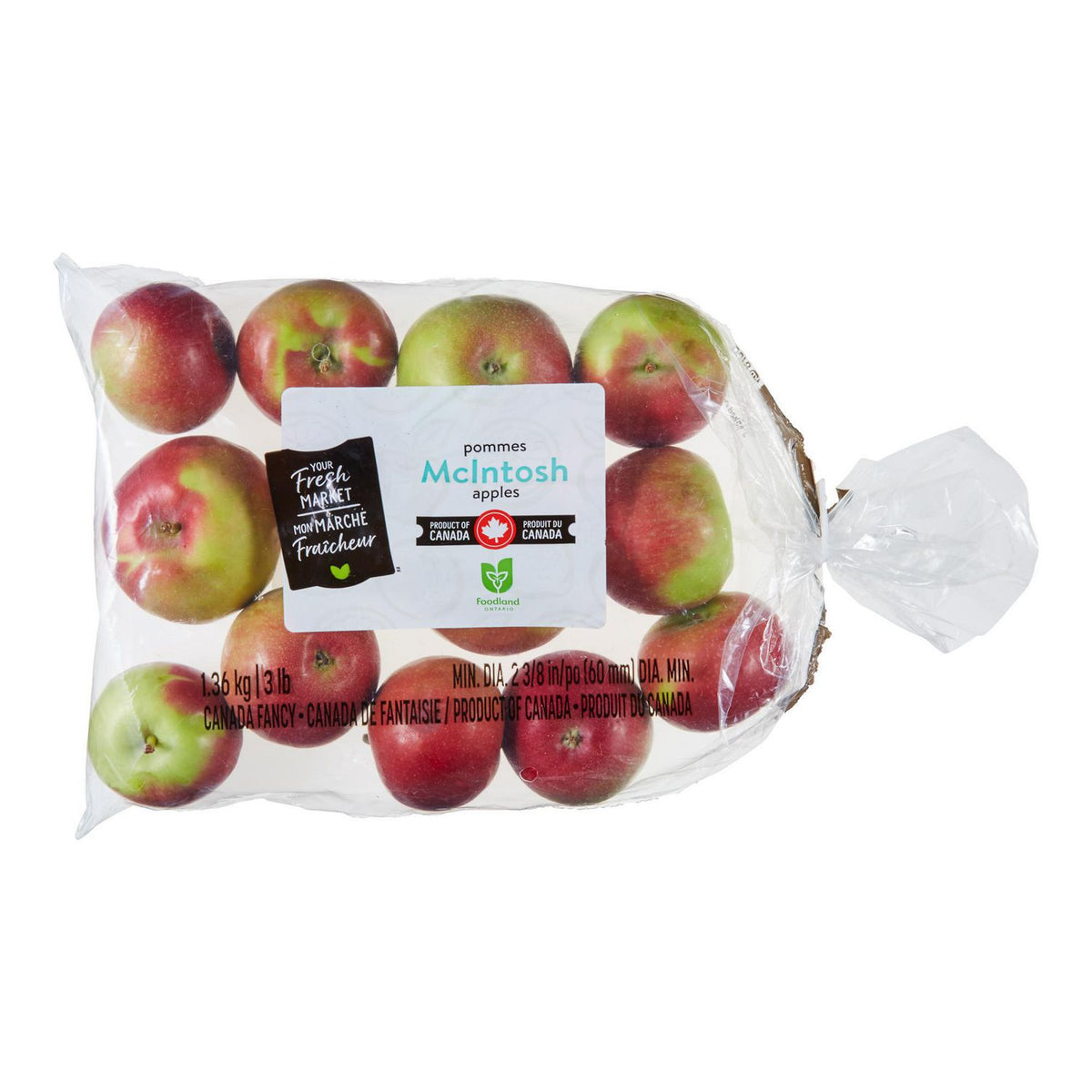 Bag of McIntosh Apples, 3 lb