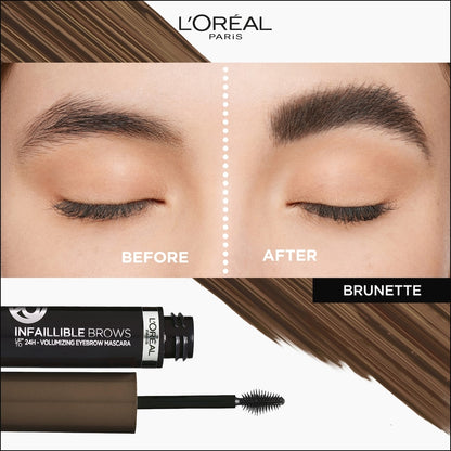 L'Oréal Paris Infallible 24H Volumizing Brow Mascara, 4 mL
