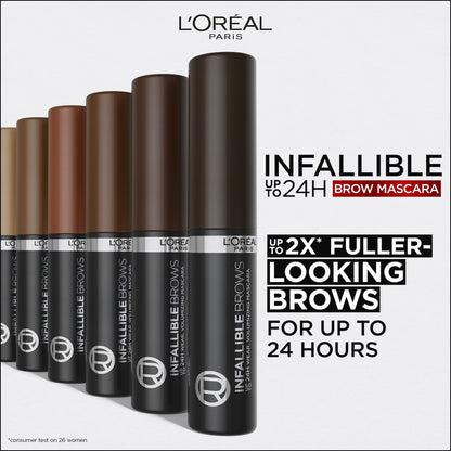 L'Oréal Paris Infallible 24H Volumizing Brow Mascara, 4 mL
