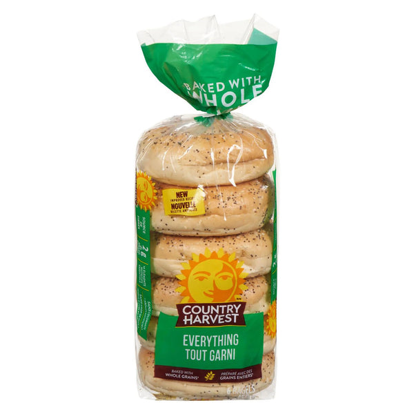 C Harvest All Dressed Bagel 6pk, 450 g