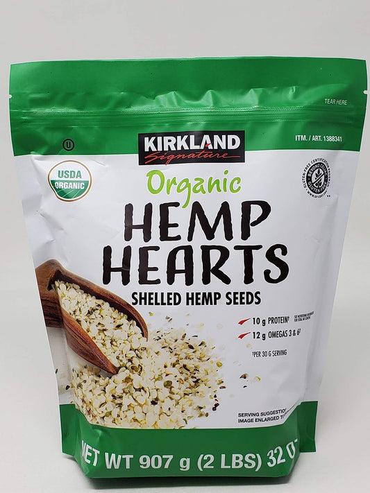 Kirkland Signature Organic Hemp Hearts, 907 g