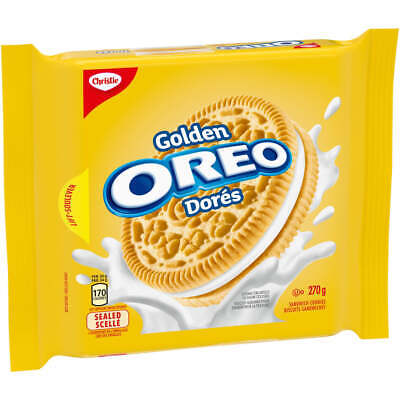 Oreo Vanilla Sandwich Cookies, Golden 270g