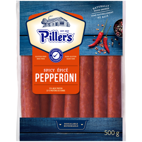 Pillers Spicy Pepperoni 500 gm