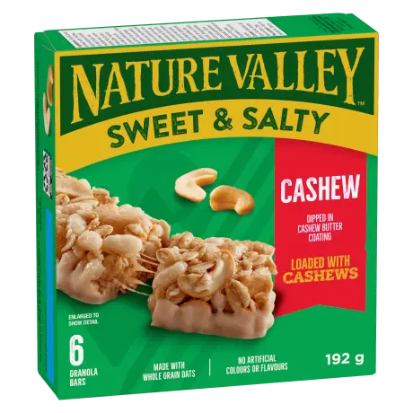 Nature Valley Sweet Salty Cashew Bar 192g