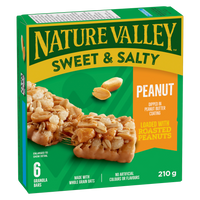 Nature Valley Sweet & Salty Granola Bars, Peanut 210g