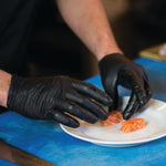 Glove Vitrile Food Service Powder-Free Black XL 10x100CT