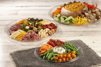 Tray Plastic Clear PET 12 in. Round 1x36 CT