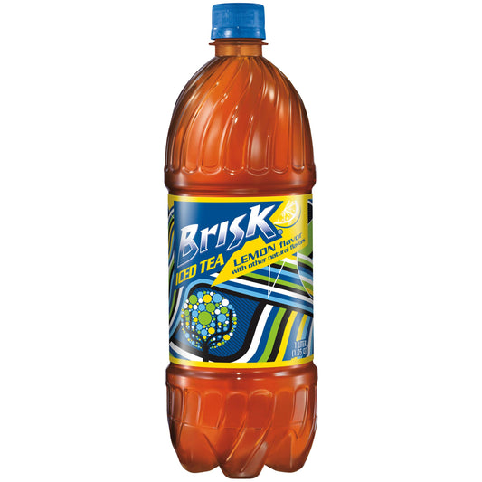 Brisk Lemon Iced Tea 1 L, Bottle