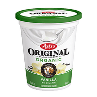 Astro Original Organic Yogurt, Vanilla 650g