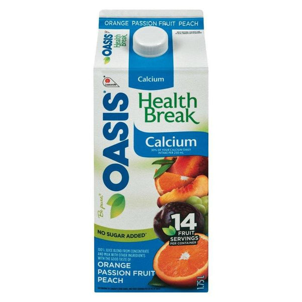 Oasis Health Break Orange/Passion Fruit/Peach 1.75 L