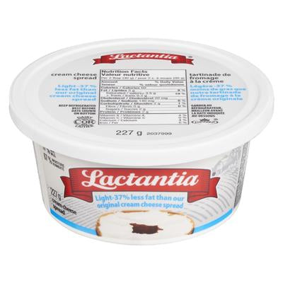 Lactantia Spreadable Light Cream Cheese 227 G