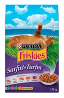Friskies Surfin' & Turfin' Dry Cat Food 1.43Kg