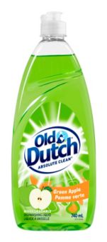 Old Dutch Green Apple Dishwashing Liquid 740 Ml