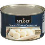 MLord Whole Water Chestnuts 227ml