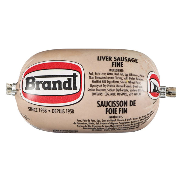 Brandt Liver Sausage Fine Chub 250 G