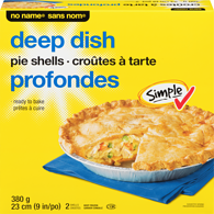 No Name Deep Dish Pie Shells 380 G