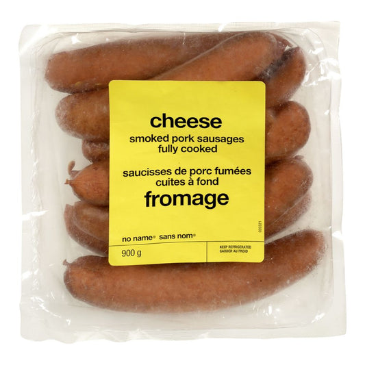 No Name Cheese Smoked Pork Sausages 900 g