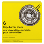 NN Large Electric Burner Liners 6Pk