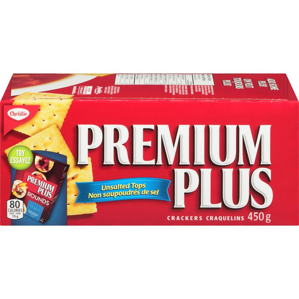 Premium Plus Crackers, Unsalted 450g