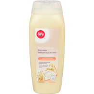 Life Brand Body Wash Oatmeal & Shea Butter	710mL